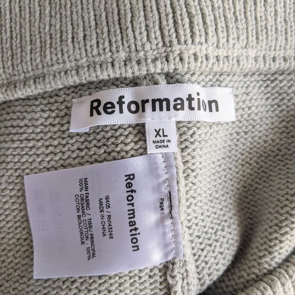 Reformation Roze Knitted High-Waist Shorts - Picture 7 of 7